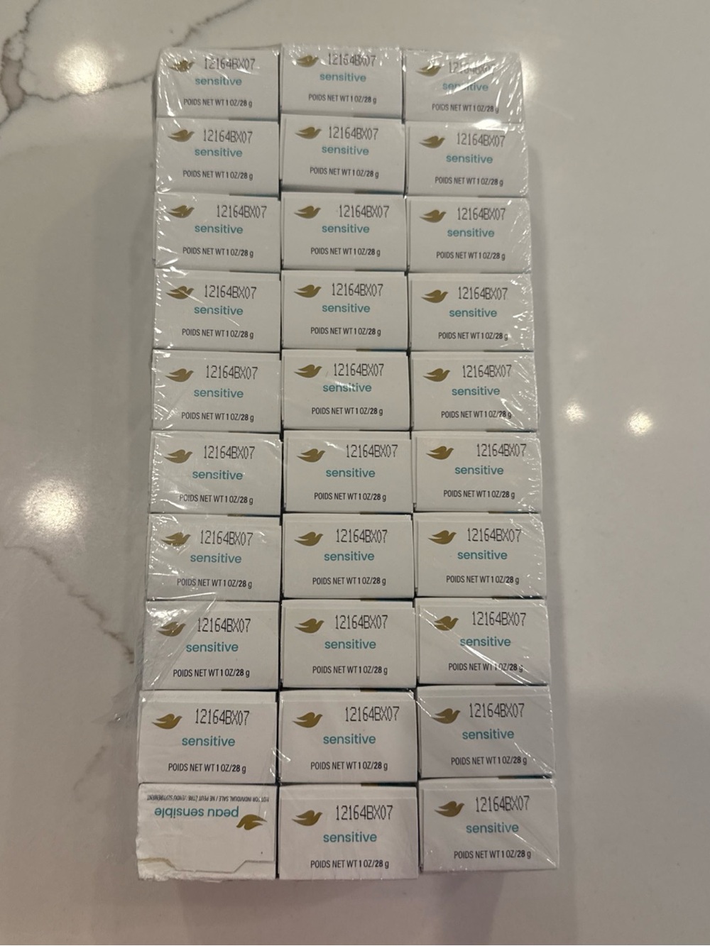 30 Pack 25 Grams Dove Cream Beauty Bar Travel Size Soap .88 Oz